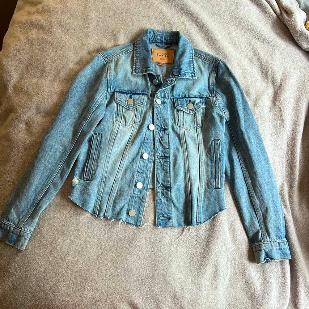 BlankNYC blue denim buttoned jean jacket